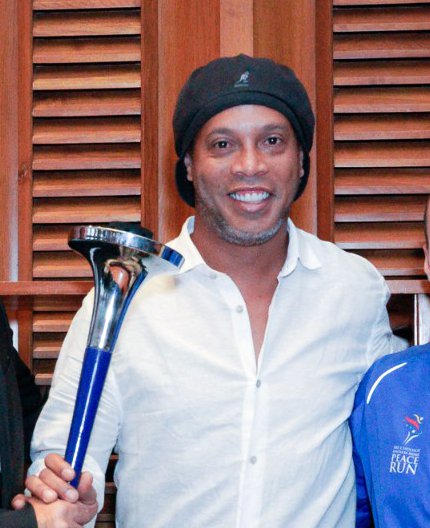 Ronaldinho slavný brazilský fotbalista, záložník PSG