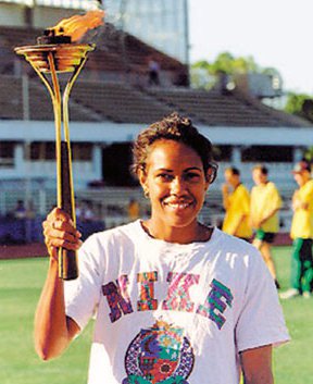 Cathy Freeman australská bežkyně, olympijská vítězka na 400 m