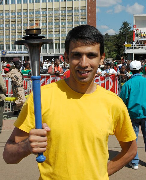 Hicham El Guerrouj marocký běžec, olympijský vítěz na 5 km