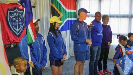 South Africa 20 September Cape Town The Sri Chinmoy Oneness Home Peace Run