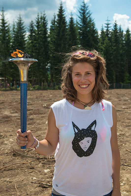 Eva Samková, olympijská vítězka ve snowboardcrossu Eva Samková, olympijská vítězka ve snowboardcrossu